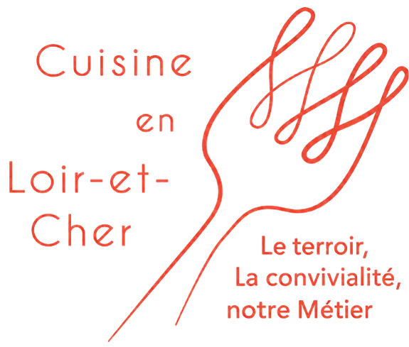 Logo Cuisine en Loir-et-Cher avec fourchette stylisée